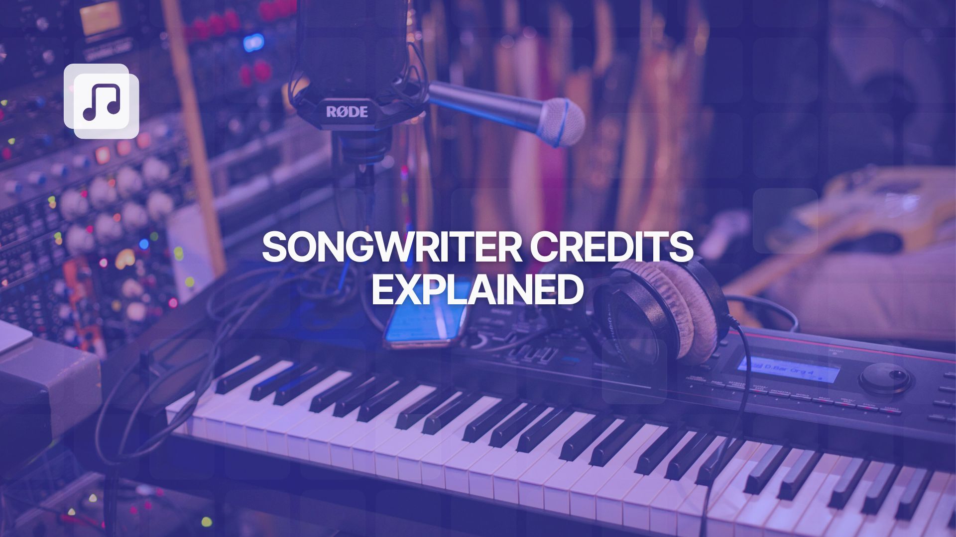 Songwriter credits: why they matter & how to get them right