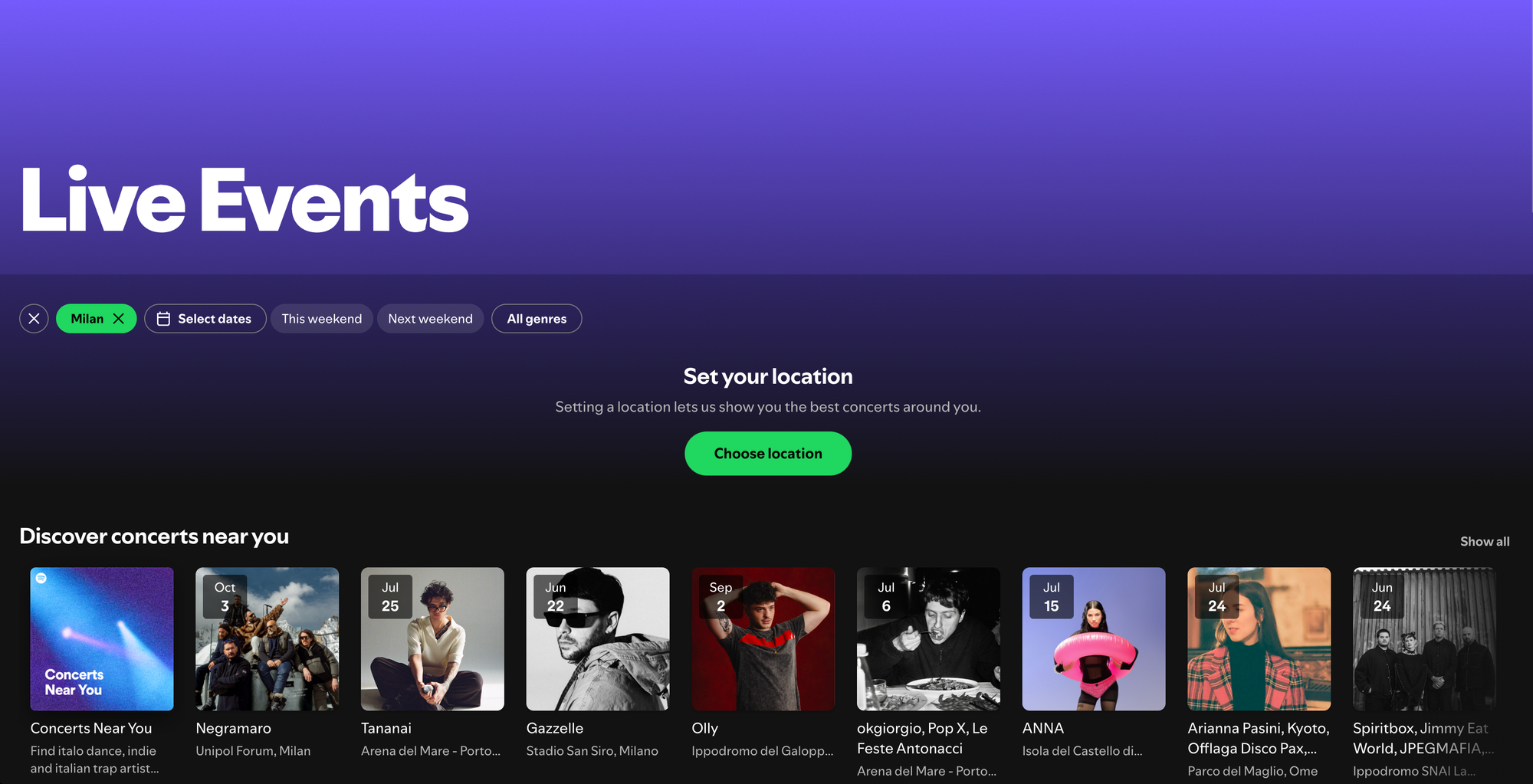 How to get your concerts featured on Spotify’s live events feed and boost your ticket sales