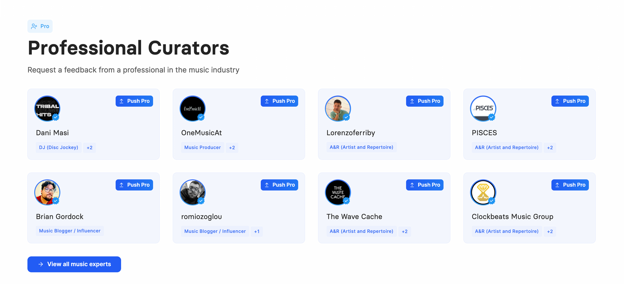 How to build relationships with curators