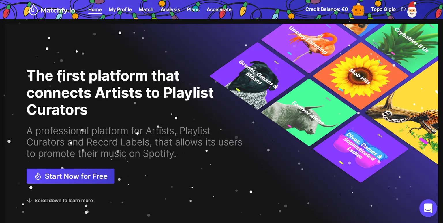 Santa arrived to Matchfy!