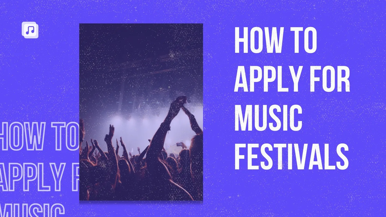 How to apply for music festivals and get booked