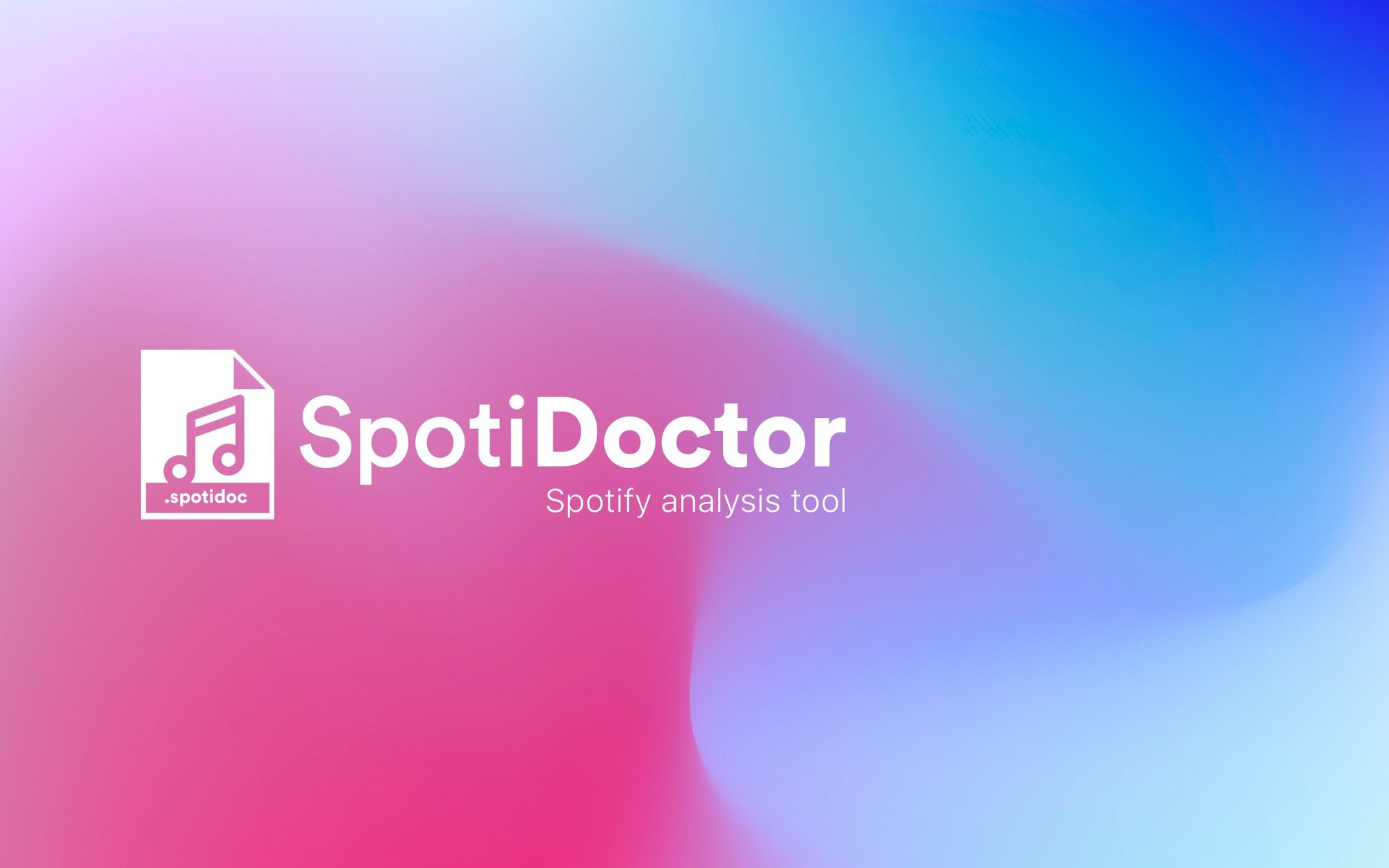 SPOTIDOCTOR - Get your Spotify Prescription and Improve your Numbers