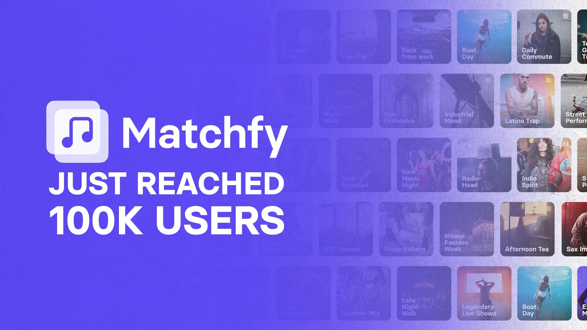 Matchfy reaches 100,000 users: a new step in digital music promotion