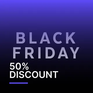 Black Friday 50% OFF on VIP